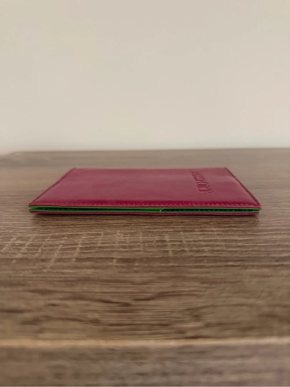 Tusk Fuchsia Siam Goatskin Leather Passport Cover